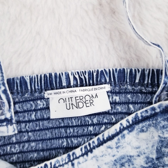 🚫SOLD🚫 Urban Outfitters Acid Wash Denim Bra - Picture 7 of 7